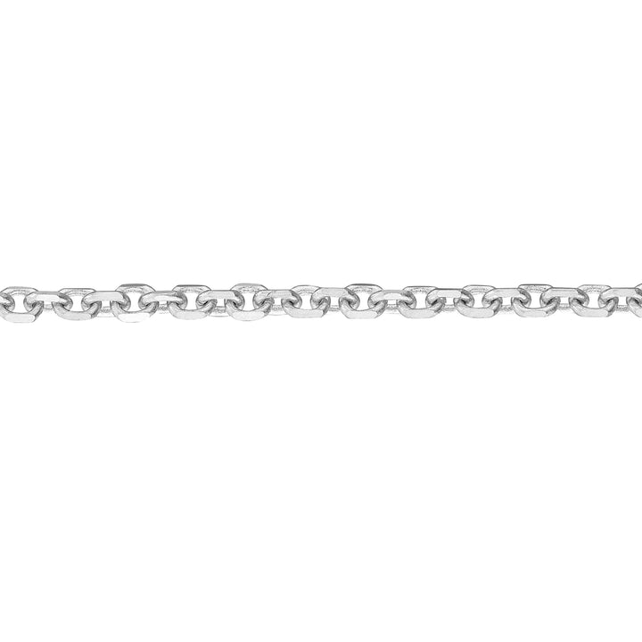 Diamond-Cut Cable Choker Chain