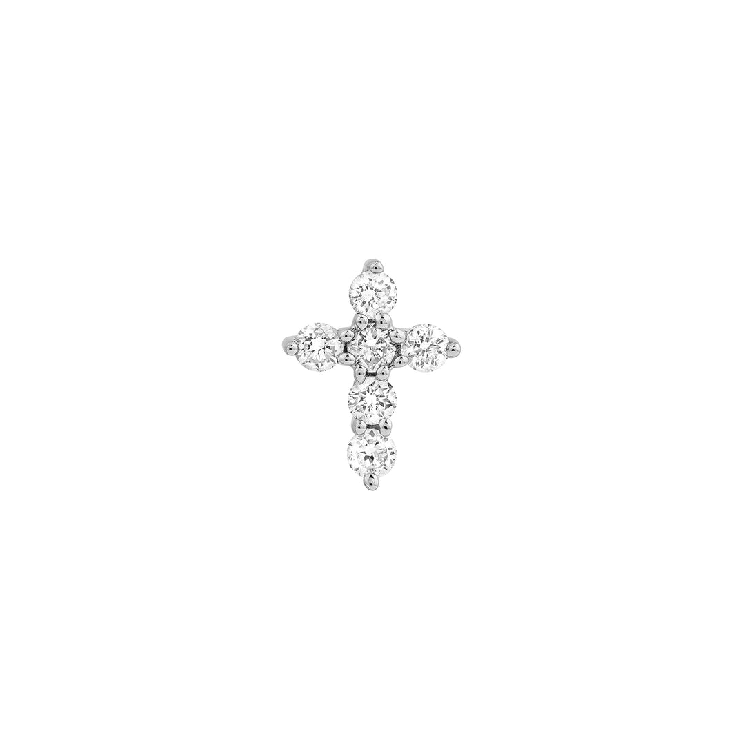 Diamond Cross Earrings (1/5tcw)