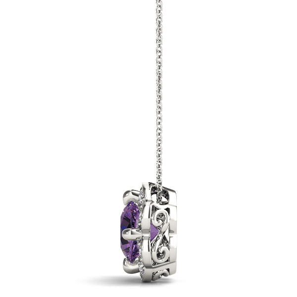 Halo Diamond Pendant