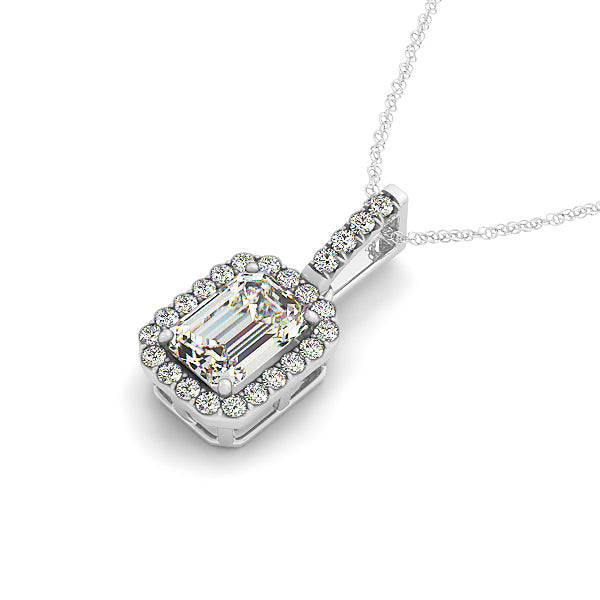 Halo Diamond Pendant