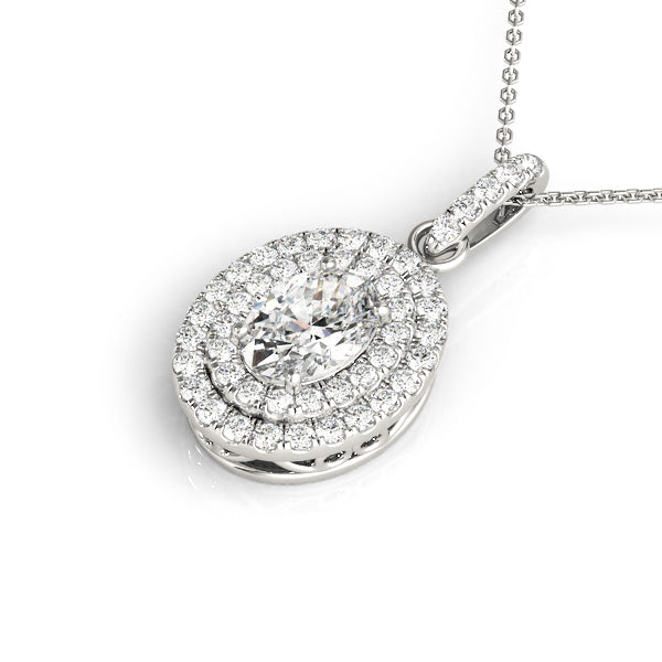 Halo Diamond Pendant