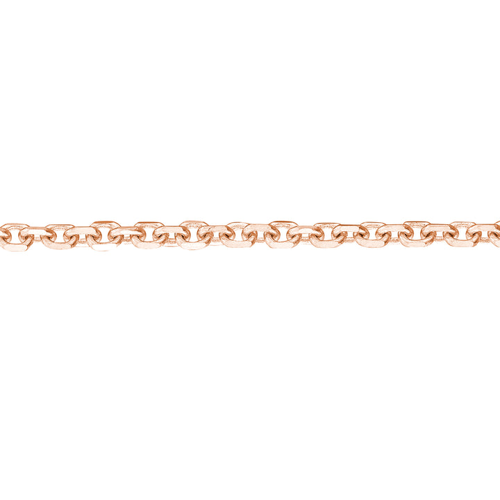 Diamond-Cut Cable Choker Chain