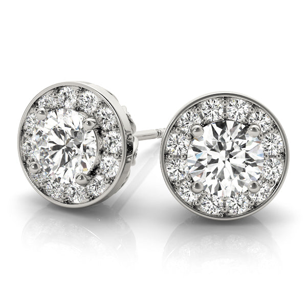 Halo Diamond Earring