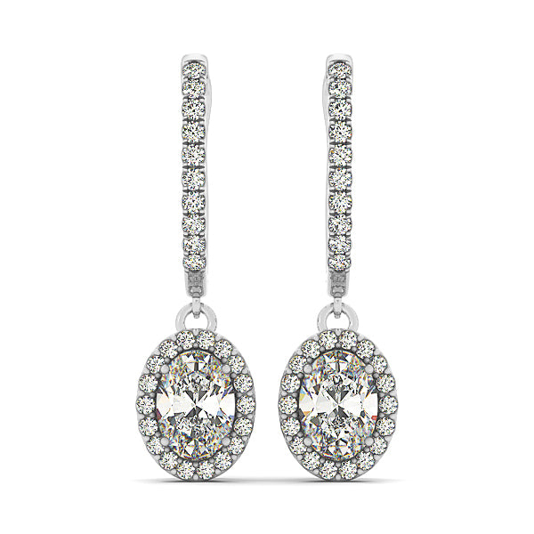 Halo Diamond Earring