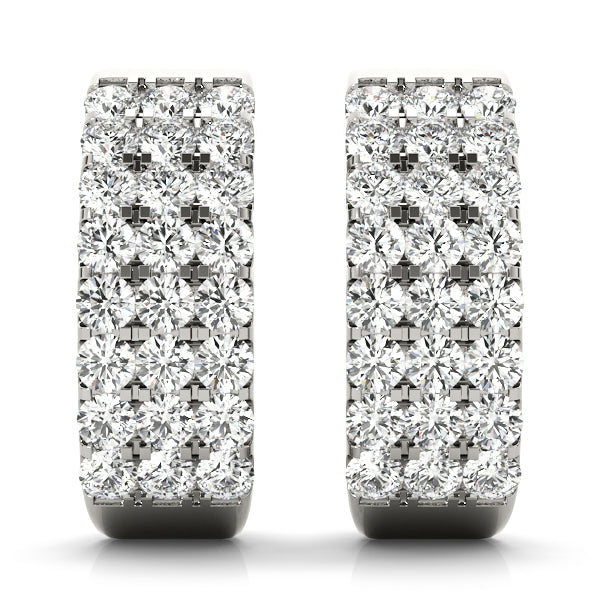 J-Hoops Diamond Earring