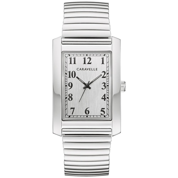 Caravelle Stainless Steel Classic CAR Mens Watch