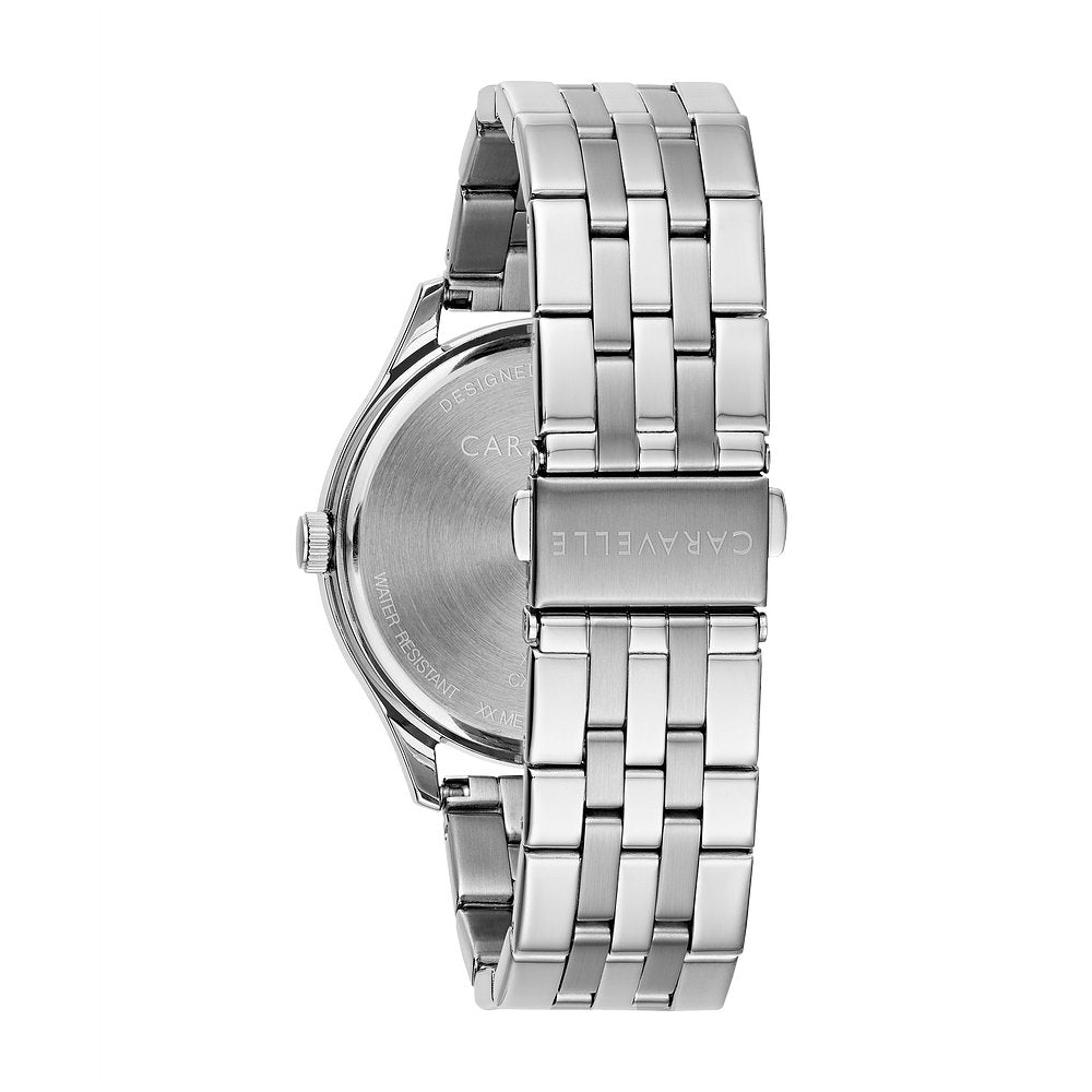 Caravelle Stainless Steel Classic CAR Mens Watch