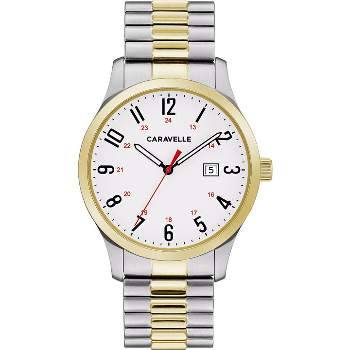 Caravelle Stainless Steel Classic CAR Mens Watch