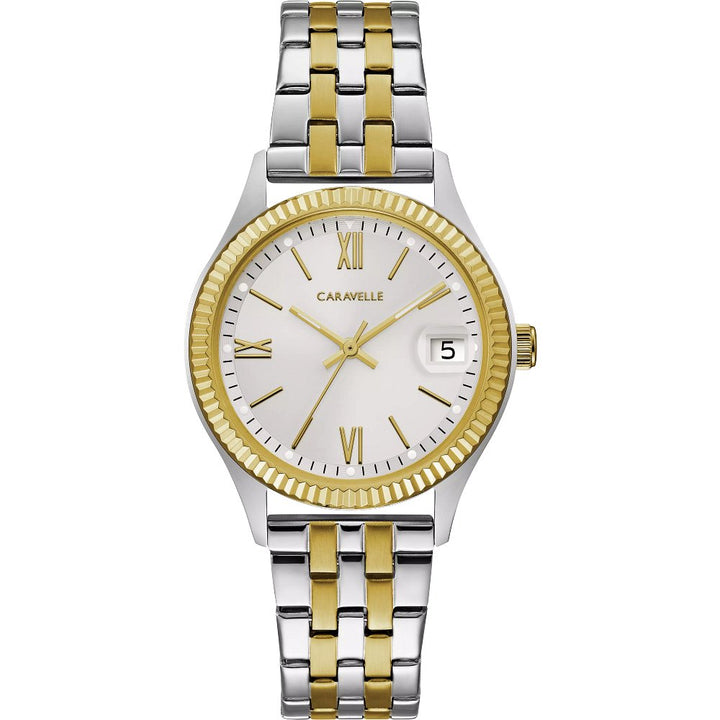 Caravelle Stainless Steel Classic CAR Ladies Watch