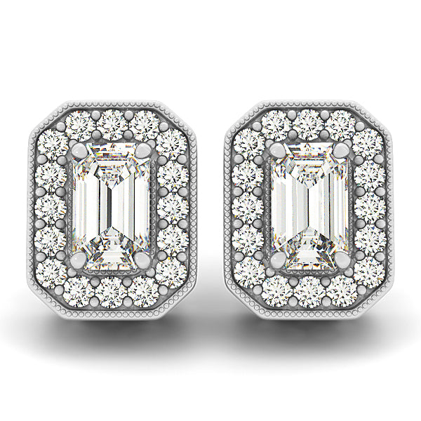 Halo Diamond Earring