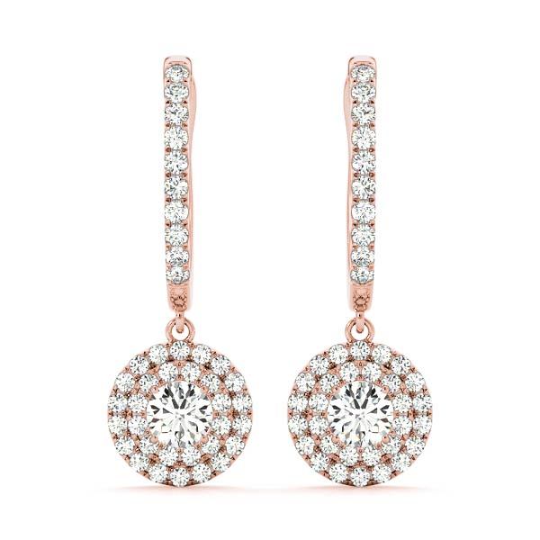 Halo Diamond Earring