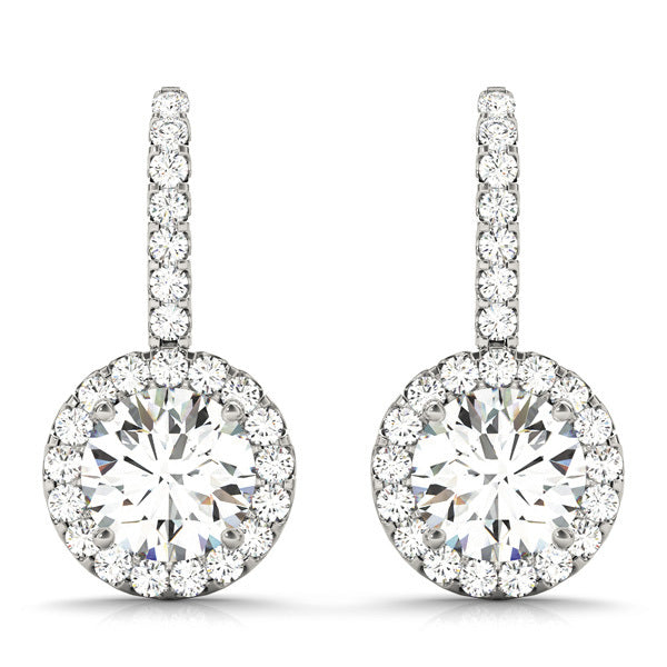 Halo Diamond Earring