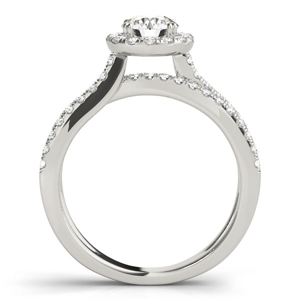 Halo Diamond Engagement Ring