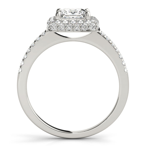 Halo Diamond Engagement Ring