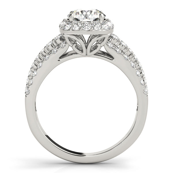 Halo Diamond Engagement Ring