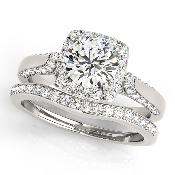 Halo Diamond Engagement Ring