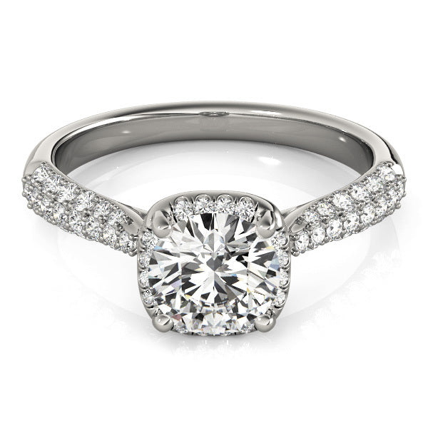 Halo Diamond Engagement Ring