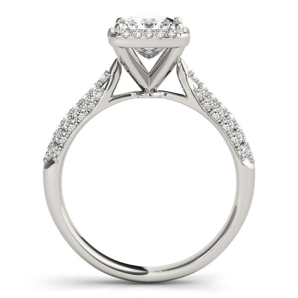 Halo Diamond Engagement Ring