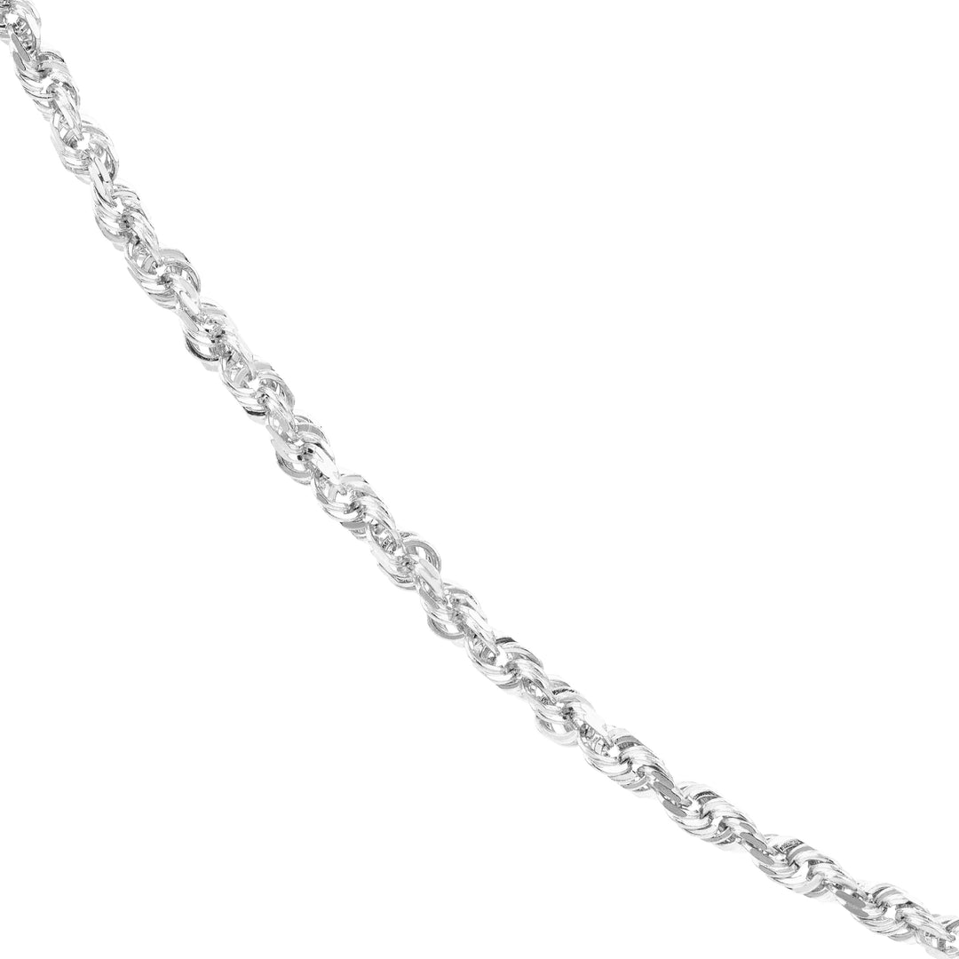 1.56mm D/C Rope Chain with Lobster Lock