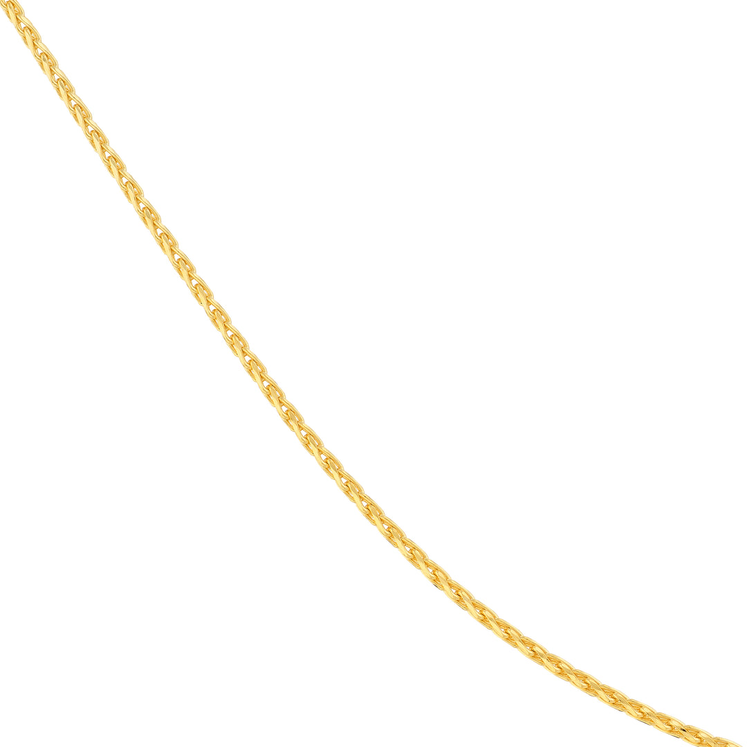 0.85mm D/C Round Wheat Chain with Lobster Lock