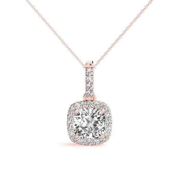 Halo Diamond Pendant