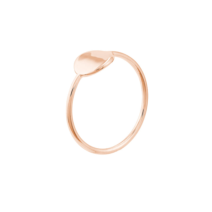 Engravable Disc Wire Ring