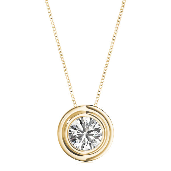 Solitaire Diamond Pendant