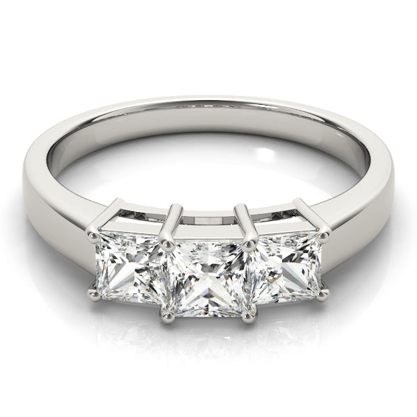 Three Stone Diamond Engagement Ring