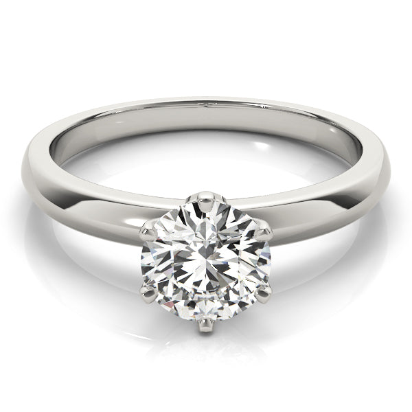 Solitaire Diamond Engagement Ring