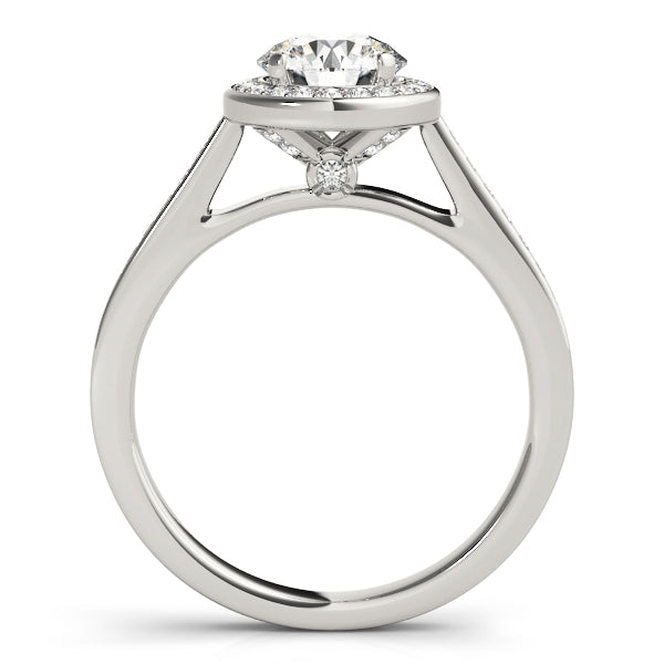 Halo Diamond Engagement Ring