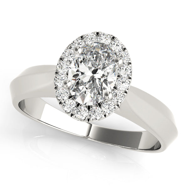 Halo Diamond Engagement Ring