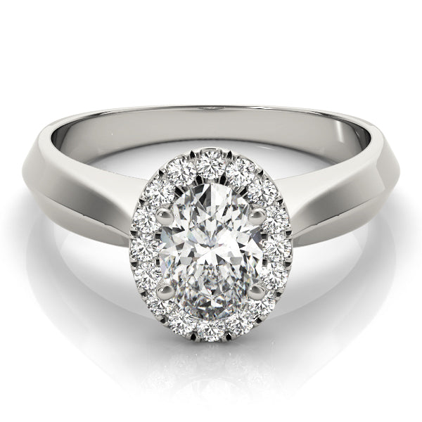 Halo Diamond Engagement Ring