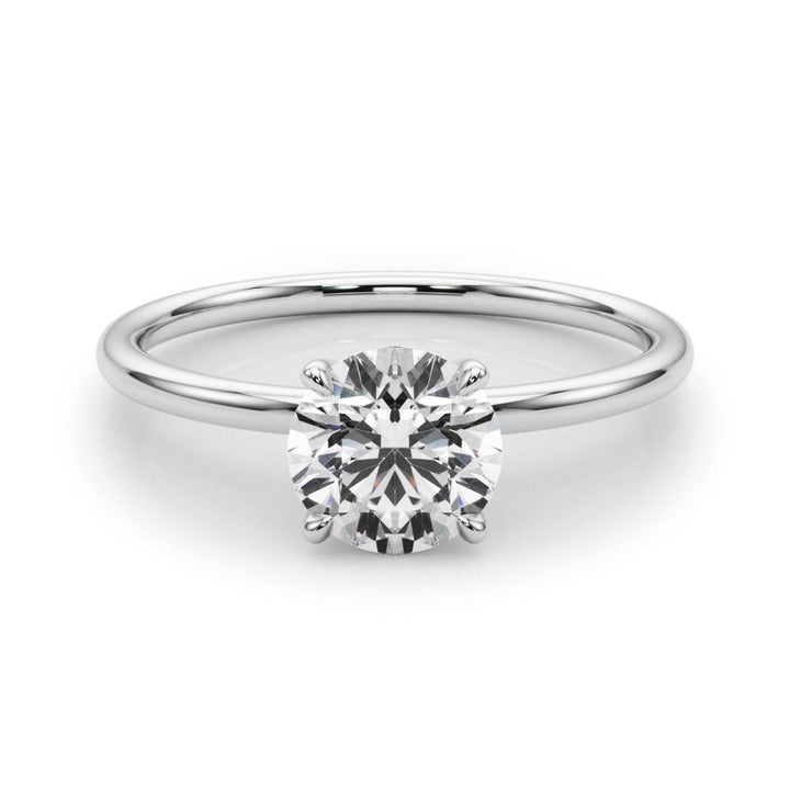 Solitaire Diamond Engagement Ring