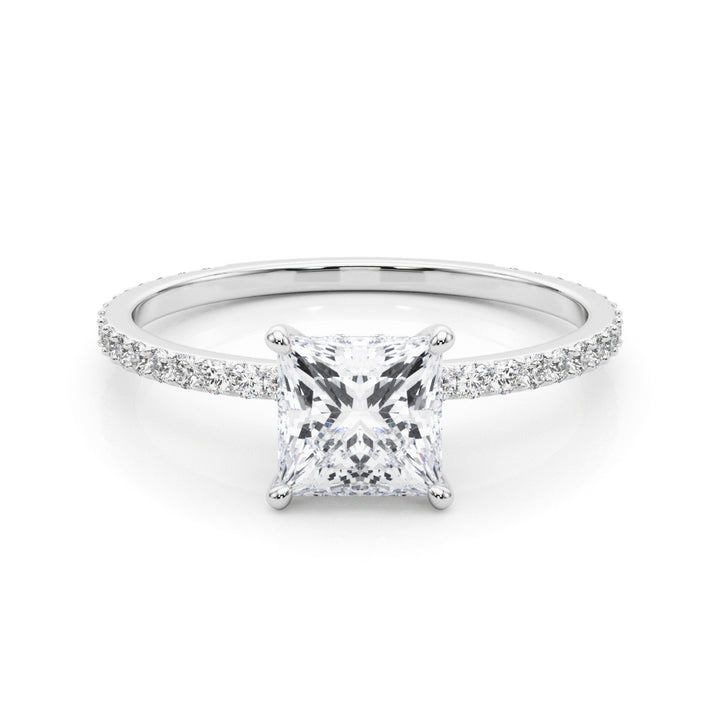 Halo Diamond Engagement Ring