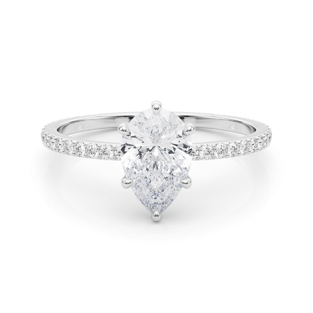 Halo Diamond Engagement Ring