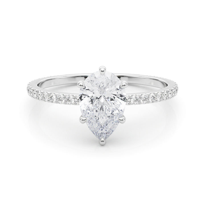 Halo Diamond Engagement Ring