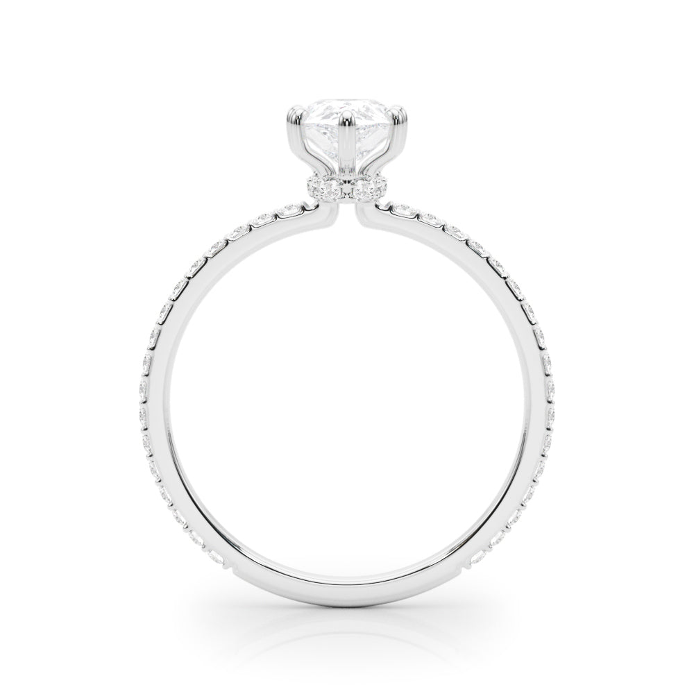 Halo Diamond Engagement Ring