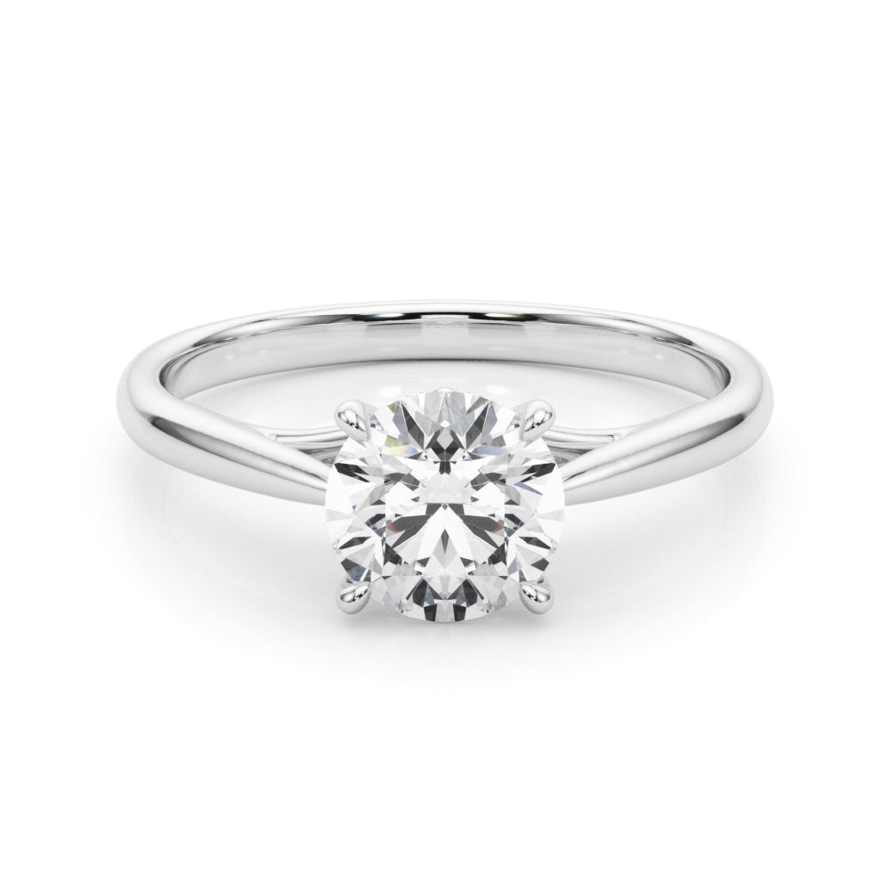 Solitaire Diamond Engagement Ring