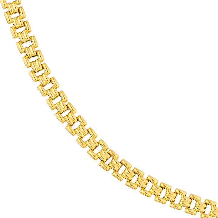 Polished Railroad Link Chain