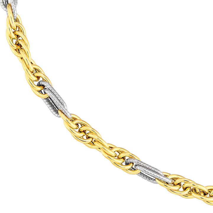 Two-Tone Mixed Rope Chain