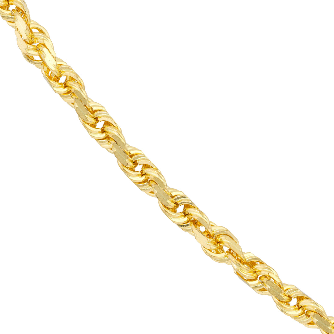 4.4mm D/C Rope Chain with Lobster Lock