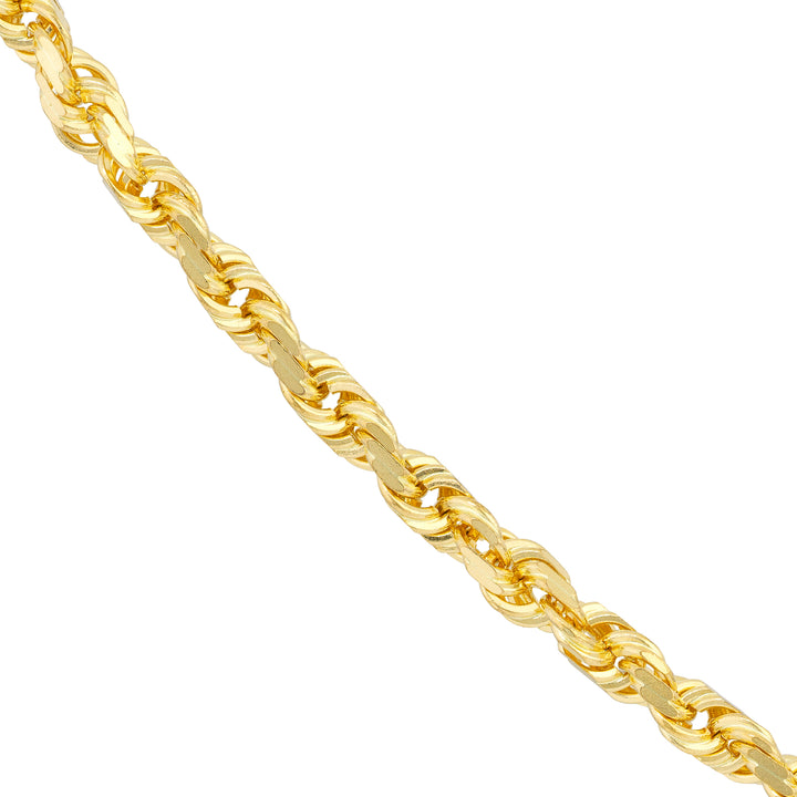 4.4mm D/C Rope Chain with Lobster Lock