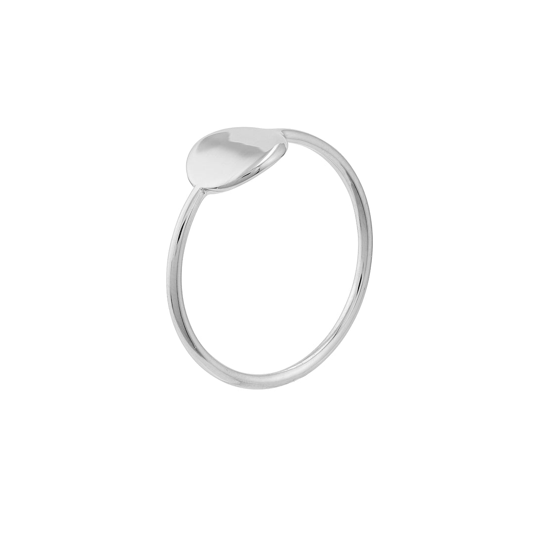 Engravable Disc Wire Ring