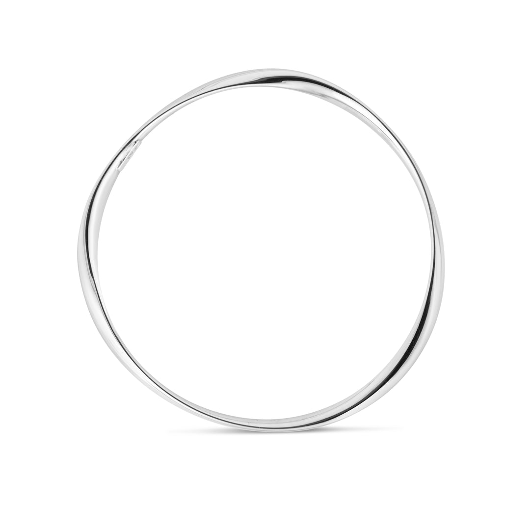 Silver Slip on Bangle