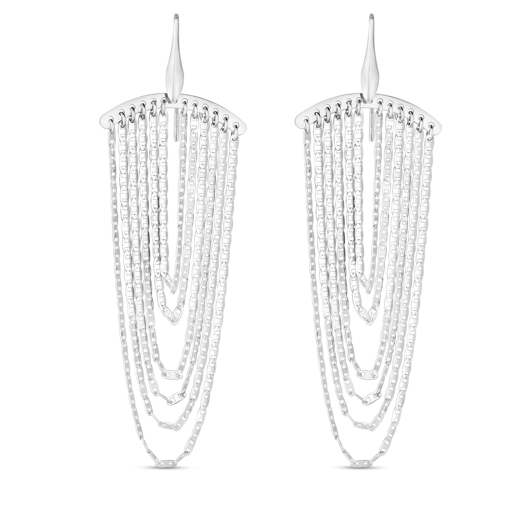 Sterling Silver Chandelier Earrings