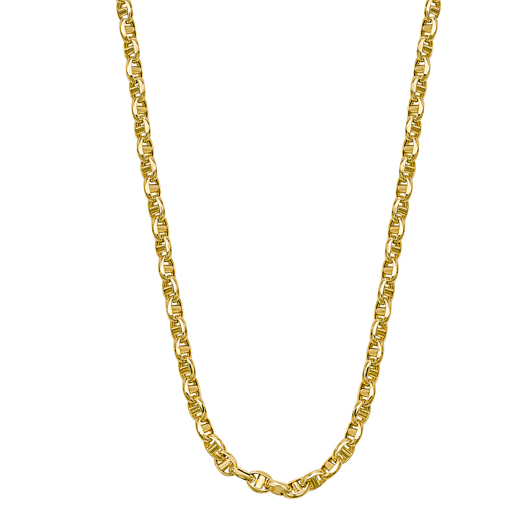 14K Gold 4.1mm Lite Anchor Chain