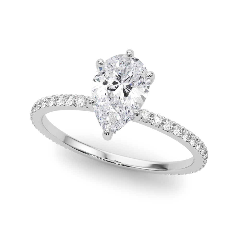 Halo Diamond Engagement Ring