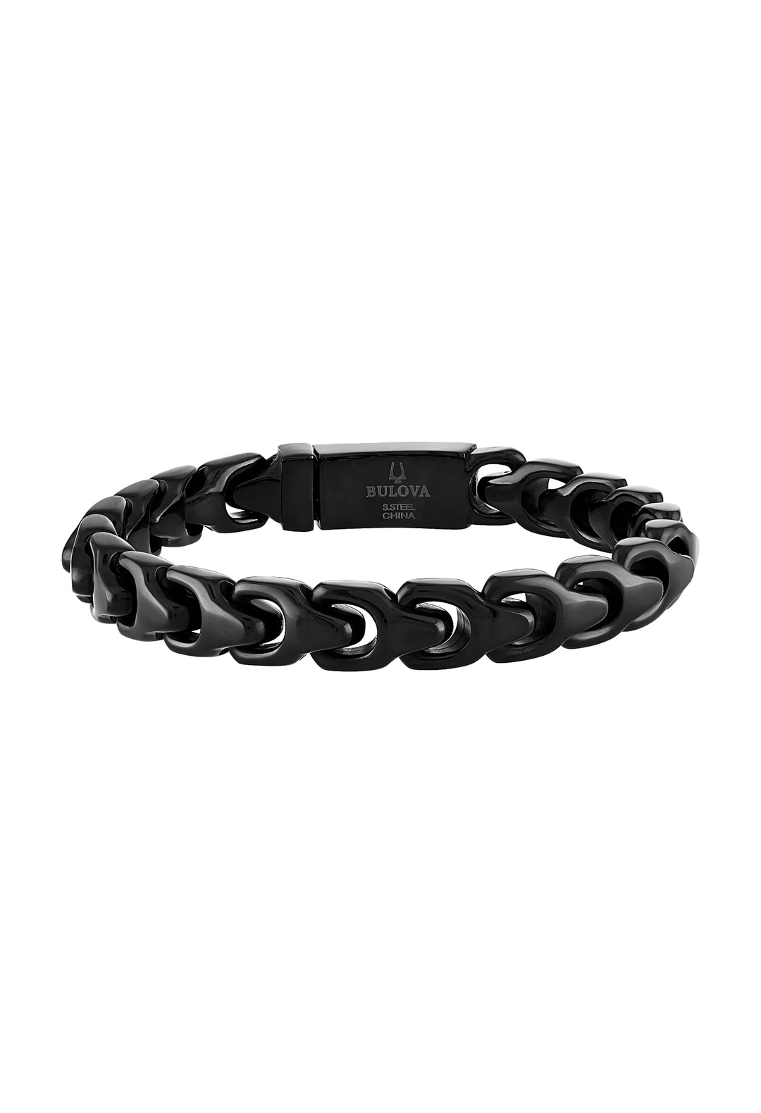 Bulova Stainless Steel Classic Jewelry Mens Bracelet