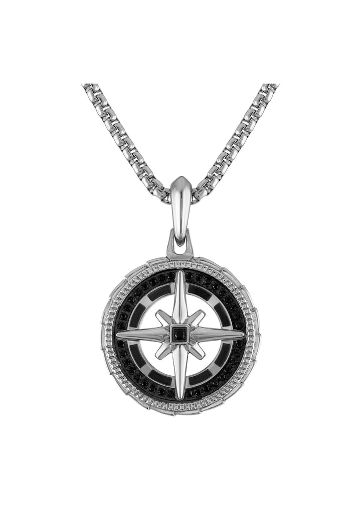 Bulova Stainless Steel Performance Jewelry Mens Necklace