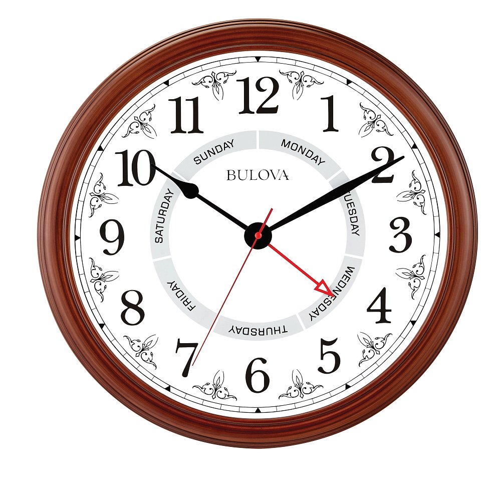 Bulova  Wall   Decorator Clock